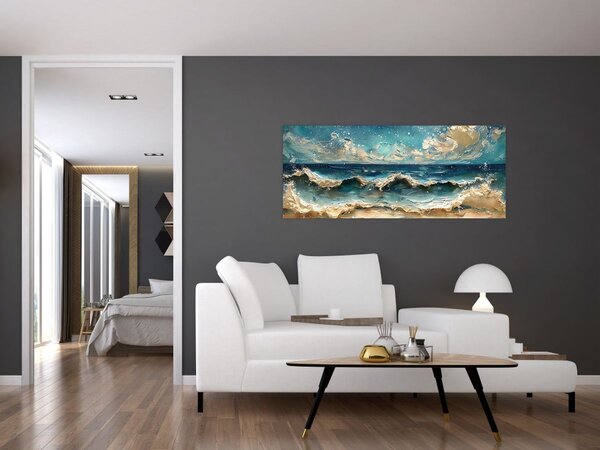 Slika - Slikanje mora (120x50 cm)