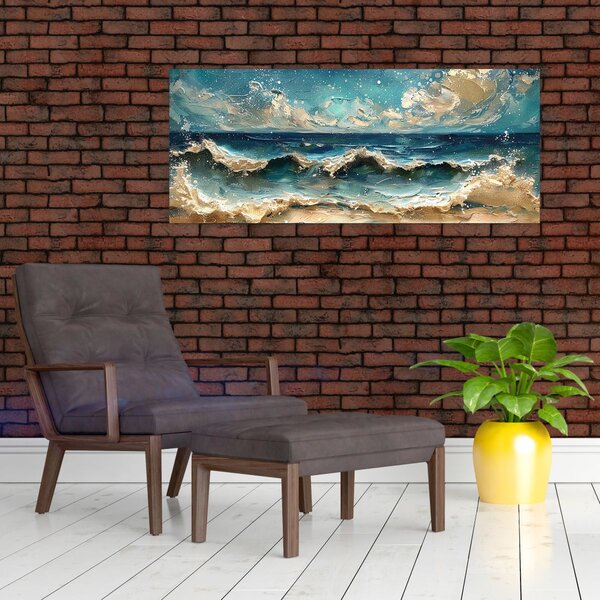 Slika - Slikanje mora (120x50 cm)