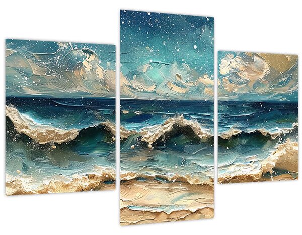 Slika - Slikanje mora (90x60 cm)