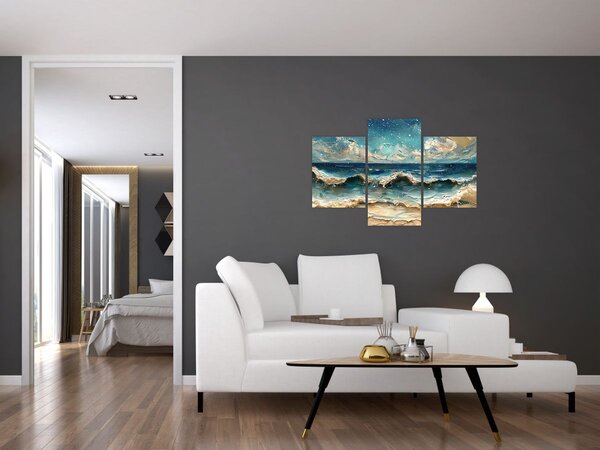 Slika - Slikanje mora (90x60 cm)