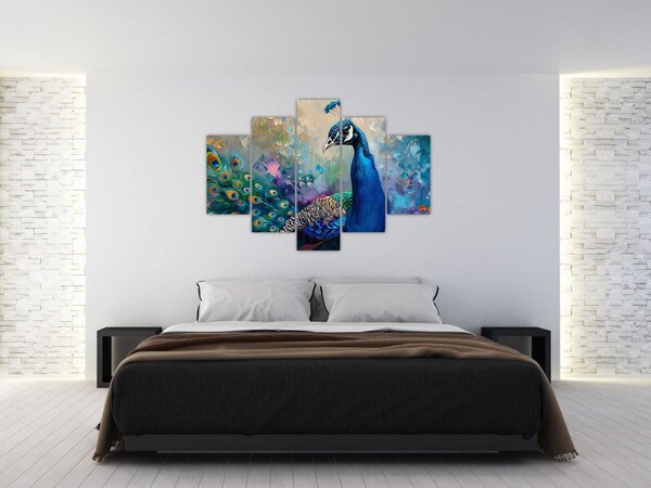Slika - Slikanje pauna (150x105 cm)