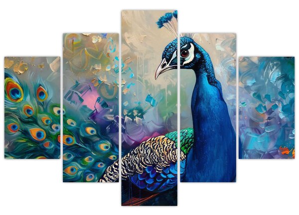 Slika - Slikanje pauna (150x105 cm)