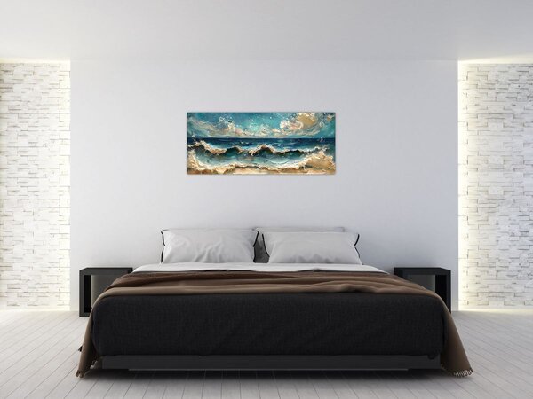 Slika - Slikanje mora (120x50 cm)