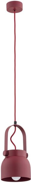 Argon 8292 - Luster na sajli LOGAN 1xE27/15W/230V pr. 14 cm crvena