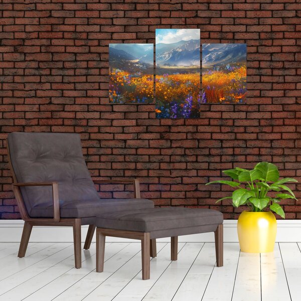 Slika - Slikani planinski pejzaž II. (90x60 cm)