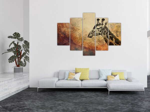 Slika - Žirafa, slika (150x105 cm)