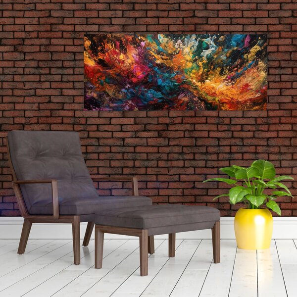 Slika - Apstrakcija boja II. (120x50 cm)