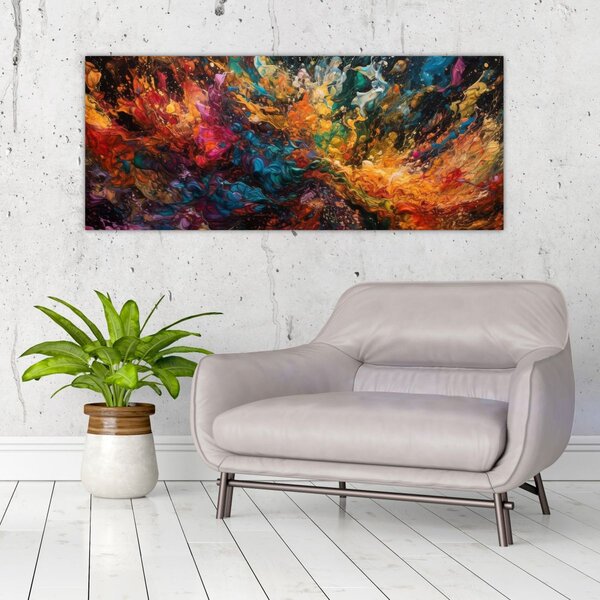 Slika - Apstrakcija boja II. (120x50 cm)