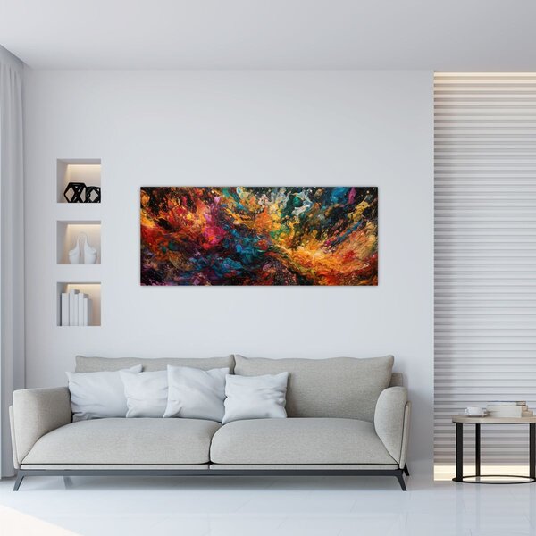 Slika - Apstrakcija boja II. (120x50 cm)
