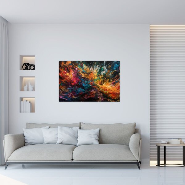 Slika - Apstrakcija boja II. (90x60 cm)