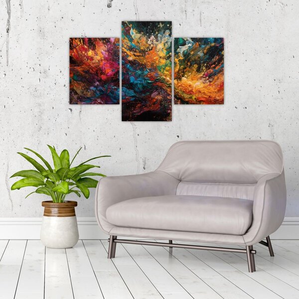 Slika - Apstrakcija boja II. (90x60 cm)