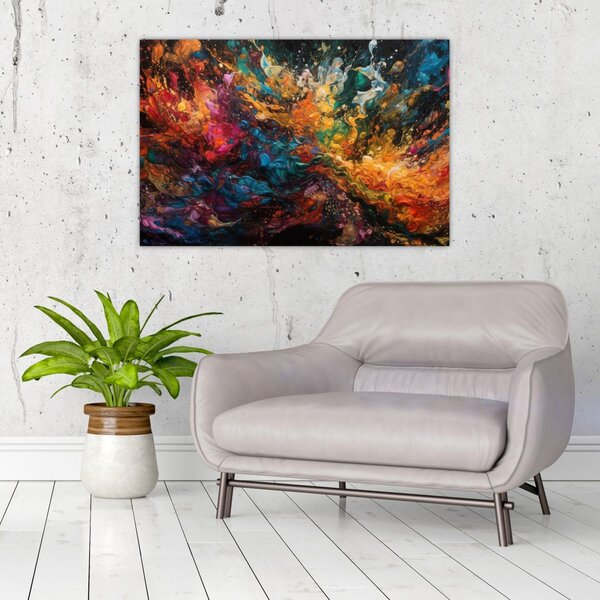 Slika - Apstrakcija boja II. (90x60 cm)