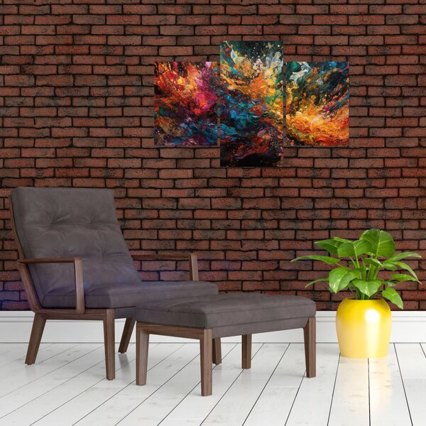 Slika - Apstrakcija boja II. (90x60 cm)