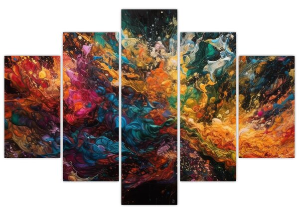 Slika - Apstrakcija boja II. (150x105 cm)