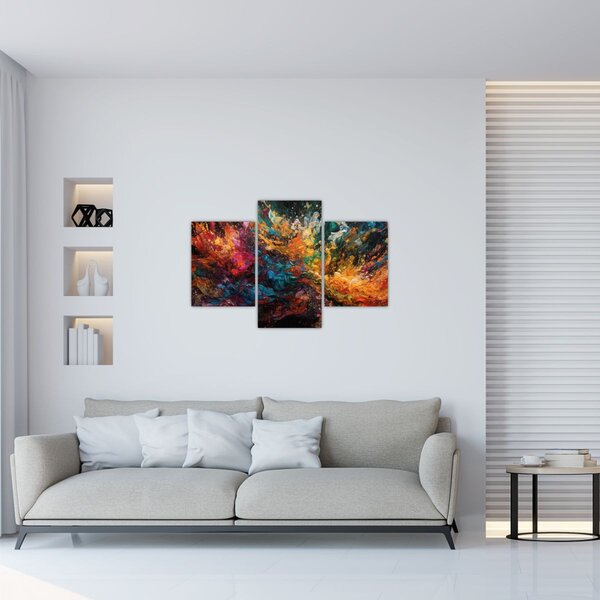Slika - Apstrakcija boja II. (90x60 cm)