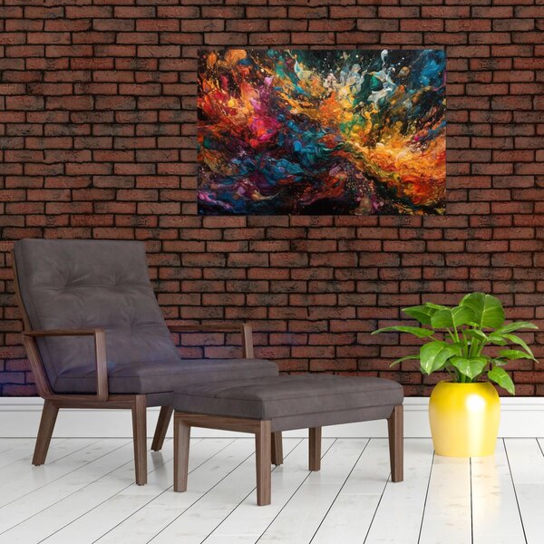 Slika - Apstrakcija boja II. (90x60 cm)