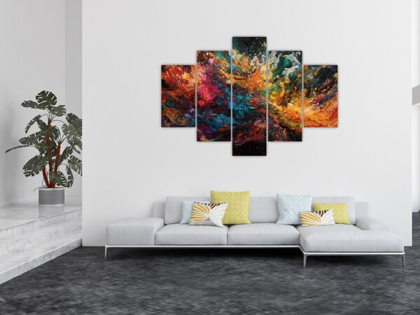 Slika - Apstrakcija boja II. (150x105 cm)