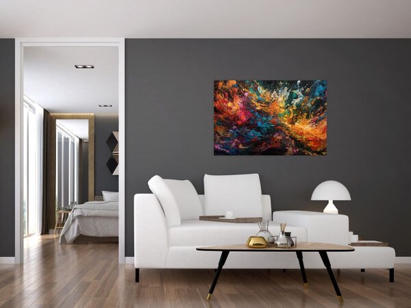 Slika - Apstrakcija boja II. (90x60 cm)