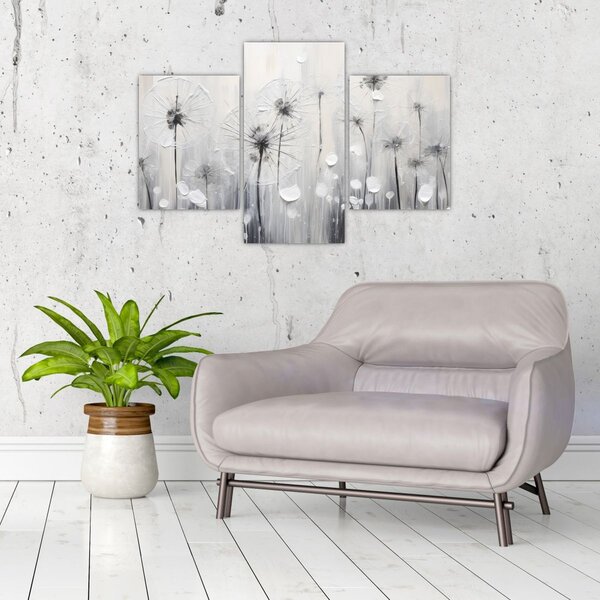 Slika - Maslačci, slikanje (90x60 cm)