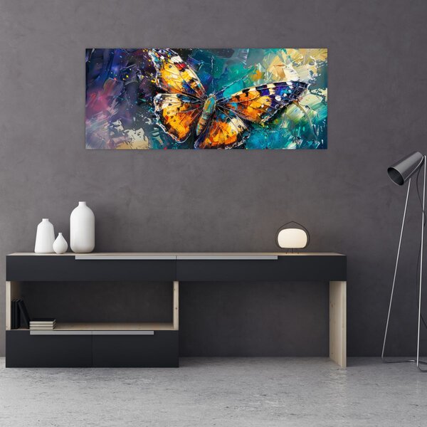 Slika - Leptir, ulje na platnu (120x50 cm)