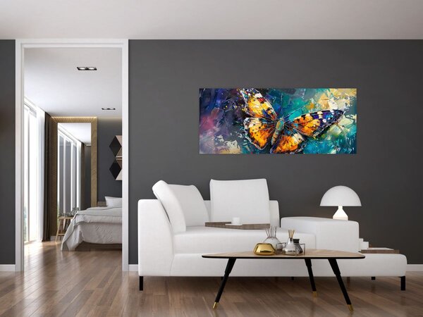 Slika - Leptir, ulje na platnu (120x50 cm)