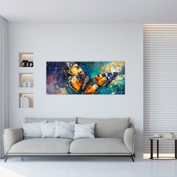 Slika - Leptir, ulje na platnu (120x50 cm)