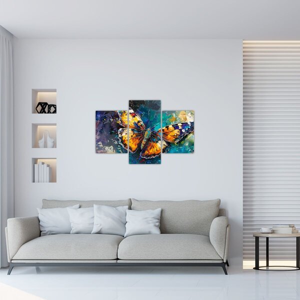 Slika - Leptir, ulje na platnu (90x60 cm)