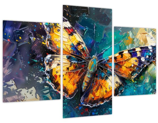 Slika - Leptir, ulje na platnu (90x60 cm)
