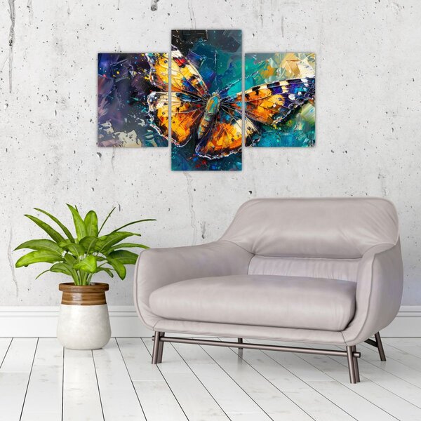 Slika - Leptir, ulje na platnu (90x60 cm)