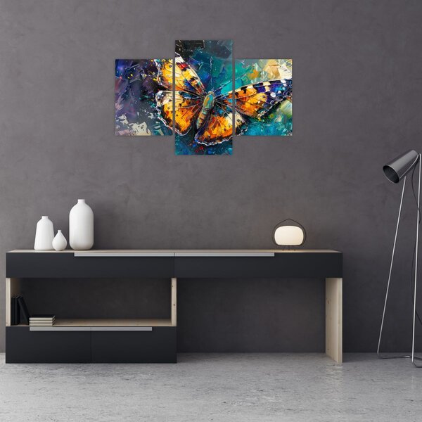 Slika - Leptir, ulje na platnu (90x60 cm)