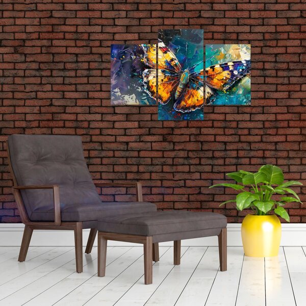 Slika - Leptir, ulje na platnu (90x60 cm)