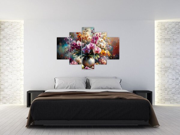 Slika - Vaza s cvijećem II. (150x105 cm)