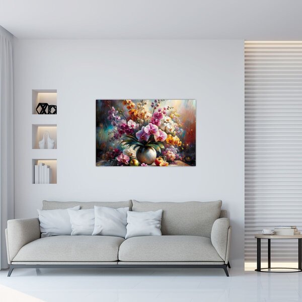 Slika - Vaza s cvijećem II. (90x60 cm)