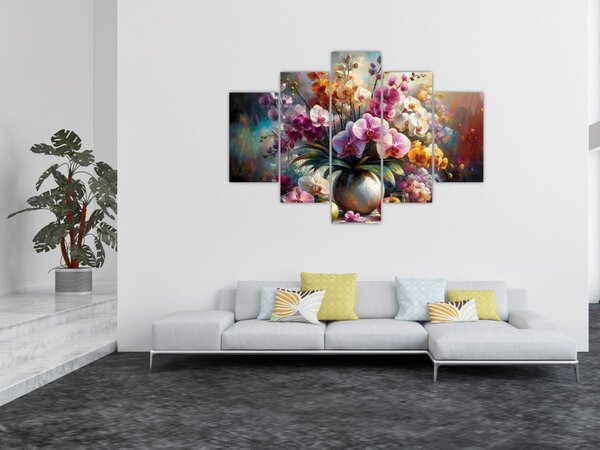 Slika - Vaza s cvijećem II. (150x105 cm)