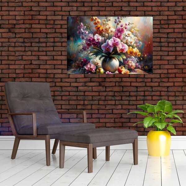 Slika - Vaza s cvijećem II. (90x60 cm)