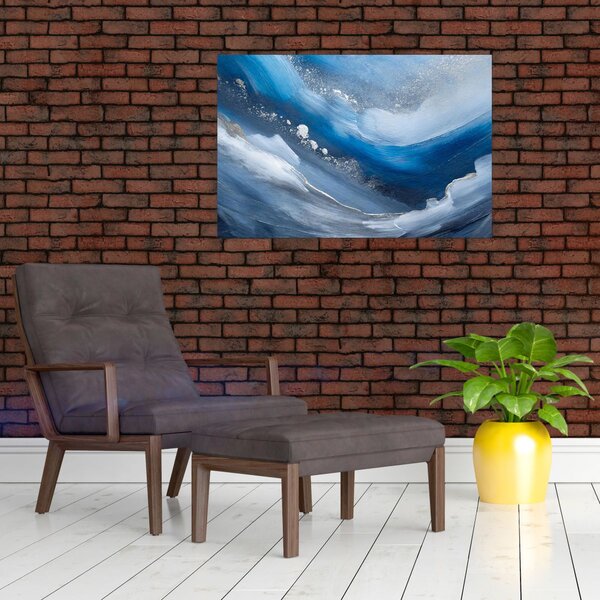 Slika - Apstrakcija oceana (90x60 cm)
