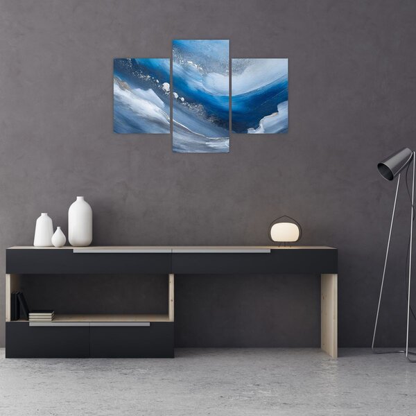 Slika - Apstrakcija oceana (90x60 cm)