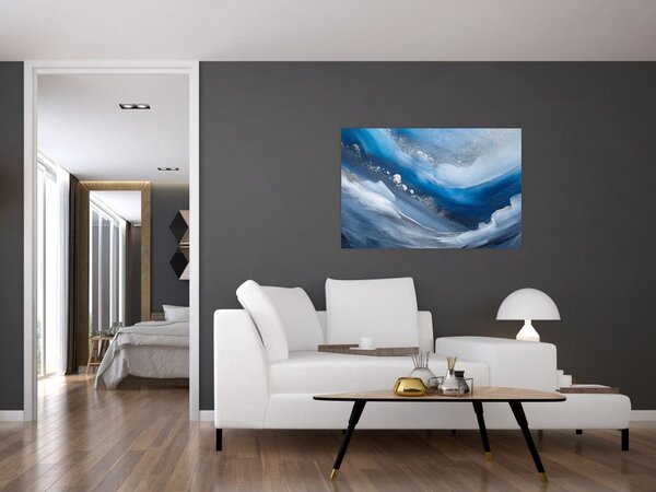 Slika - Apstrakcija oceana (90x60 cm)