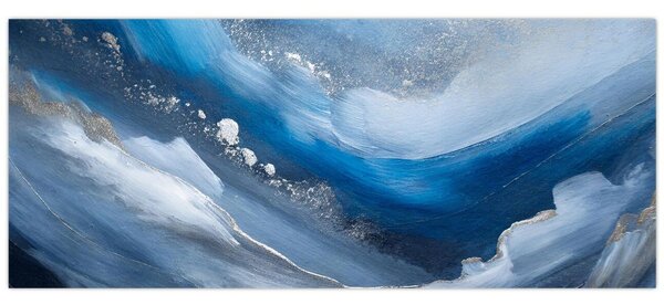 Slika - Apstrakcija oceana (120x50 cm)