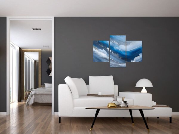 Slika - Apstrakcija oceana (90x60 cm)