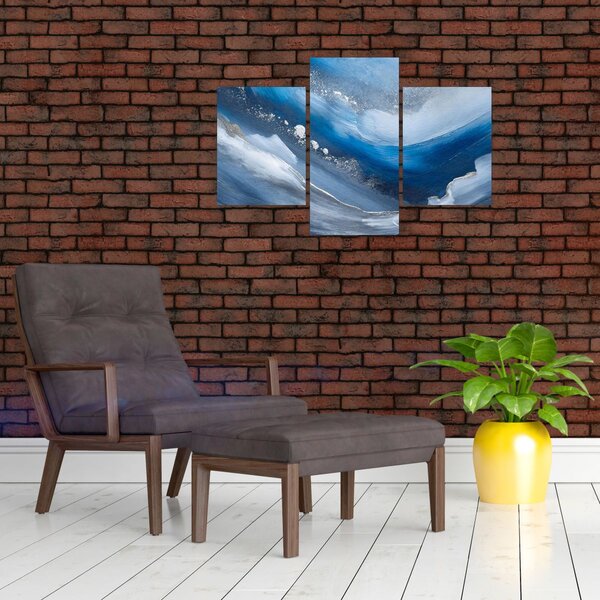 Slika - Apstrakcija oceana (90x60 cm)