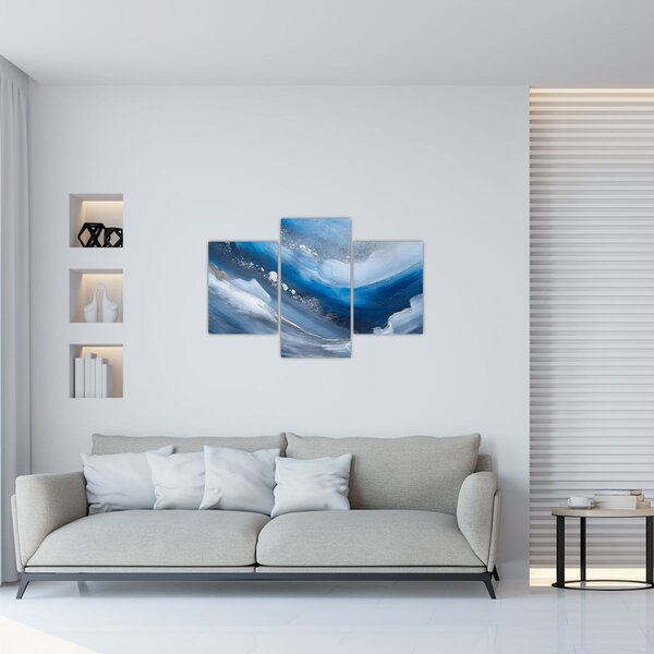 Slika - Apstrakcija oceana (90x60 cm)