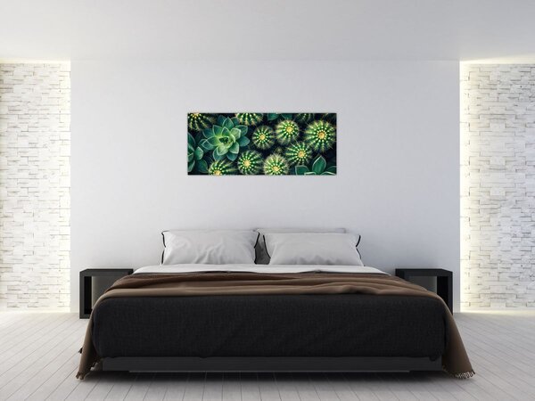 Slika - Kaktusi (120x50 cm)