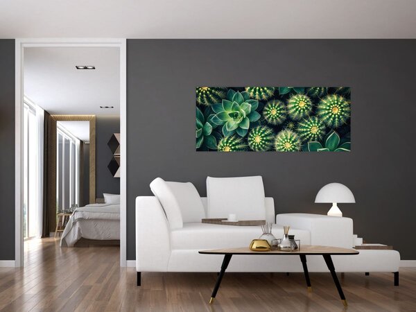 Slika - Kaktusi (120x50 cm)
