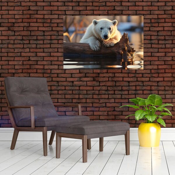Slika - Polarni medvjed (90x60 cm)