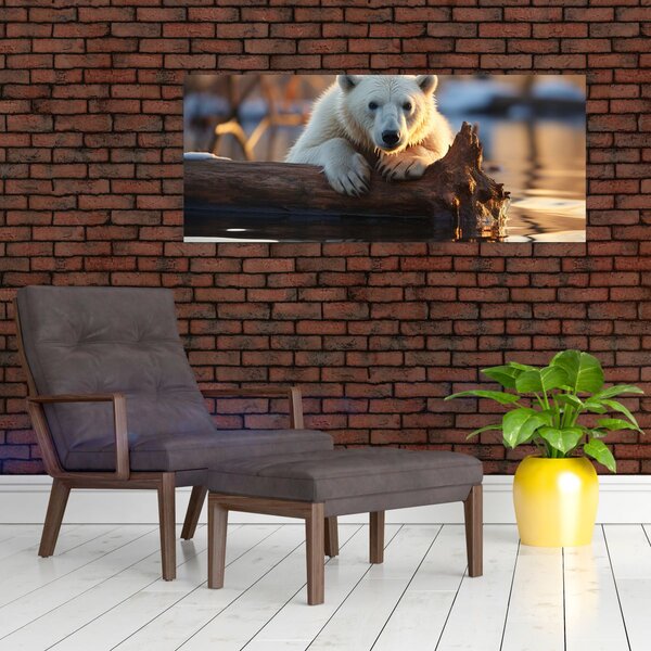 Slika - Polarni medvjed (120x50 cm)