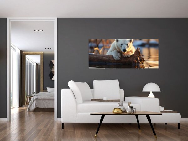 Slika - Polarni medvjed (120x50 cm)