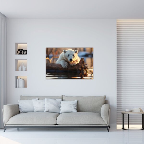 Slika - Polarni medvjed (90x60 cm)