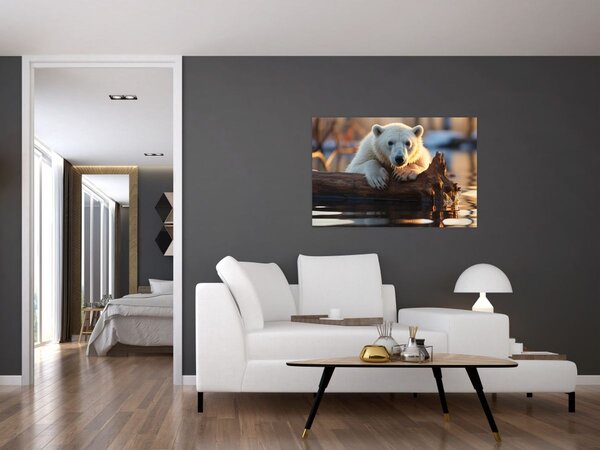 Slika - Polarni medvjed (90x60 cm)