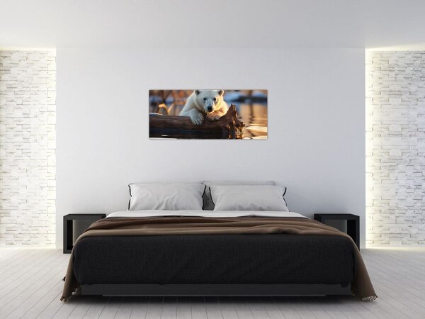 Slika - Polarni medvjed (120x50 cm)